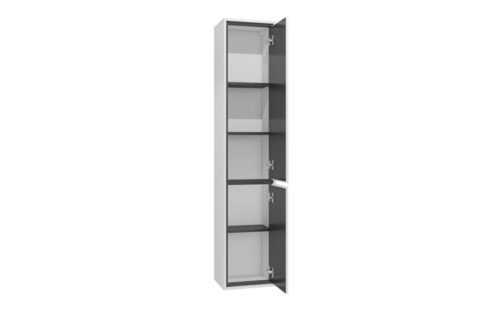 Dulap baie Irvella de perete, 172×72×30 cm - imagine 3