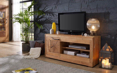 Comoda TV Rustic Home, 130×46×62,1 cm - imagine 2