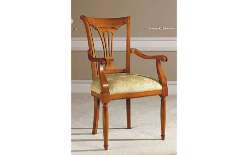 Scaun cu brațe Caterina, Lemn Masiv, 56×62×102 cm, Personalizabil - imagine 3