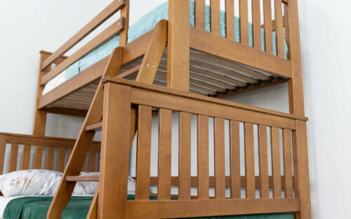 Pat supraetajat Orhidee Antico II, Lemn Masiv Fag - imagine 3