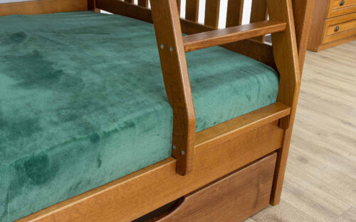 Pat supraetajat Orhidee Antico II, Lemn Masiv Fag - imagine 4