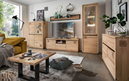Vitrină I, Urban Loft, 65×205×40 cm - imagine 4