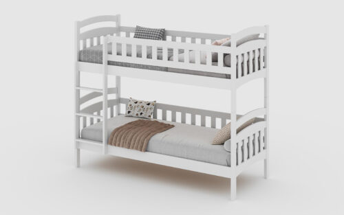 Pat supraetajat Antico II, Lemn Masiv Fag - imagine 5