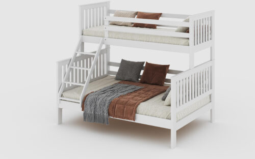 Pat supraetajat Orhidee Antico II, Lemn Masiv Fag - imagine 5