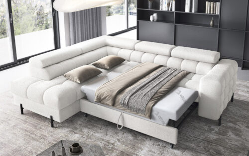 Colțar Ferry, Extensibil, 276x72x200, Material Royal 01 - imagine 9
