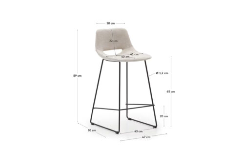 Scaun de bar Zahara - imagine 2