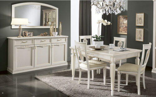 Comoda Lorenzo II, Lemn Masiv, Nuc/Crem - imagine 3