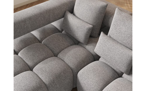 Colțar extensibil modern Levvi, 260×184×102 cm, Personalizabil - imagine 4