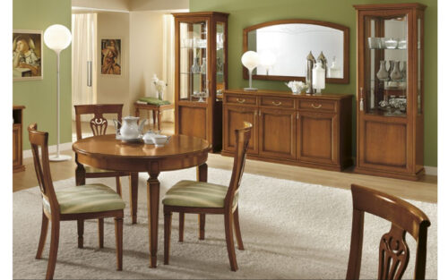 Comoda Lorenzo II, Lemn Masiv, Nuc/Crem - imagine 4