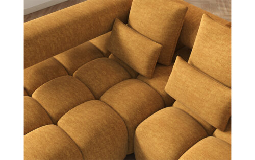 Colțar extensibil modern Levvi, 260×184×102 cm, Personalizabil - imagine 6