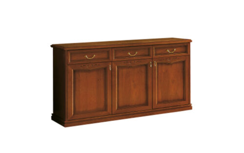 Comoda Lorenzo II, Lemn Masiv, Nuc/Crem