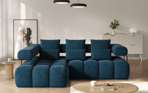 Colțar extensibil modern Levvi, 260×184×102 cm, Personalizabil - imagine 8
