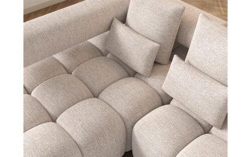 Colțar extensibil modern Levvi, 260×184×102 cm, Personalizabil - imagine 12