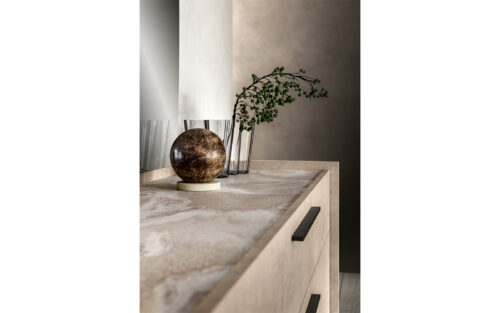 Comodă Sable cu 3 sertare,150×51×78 cm - imagine 3