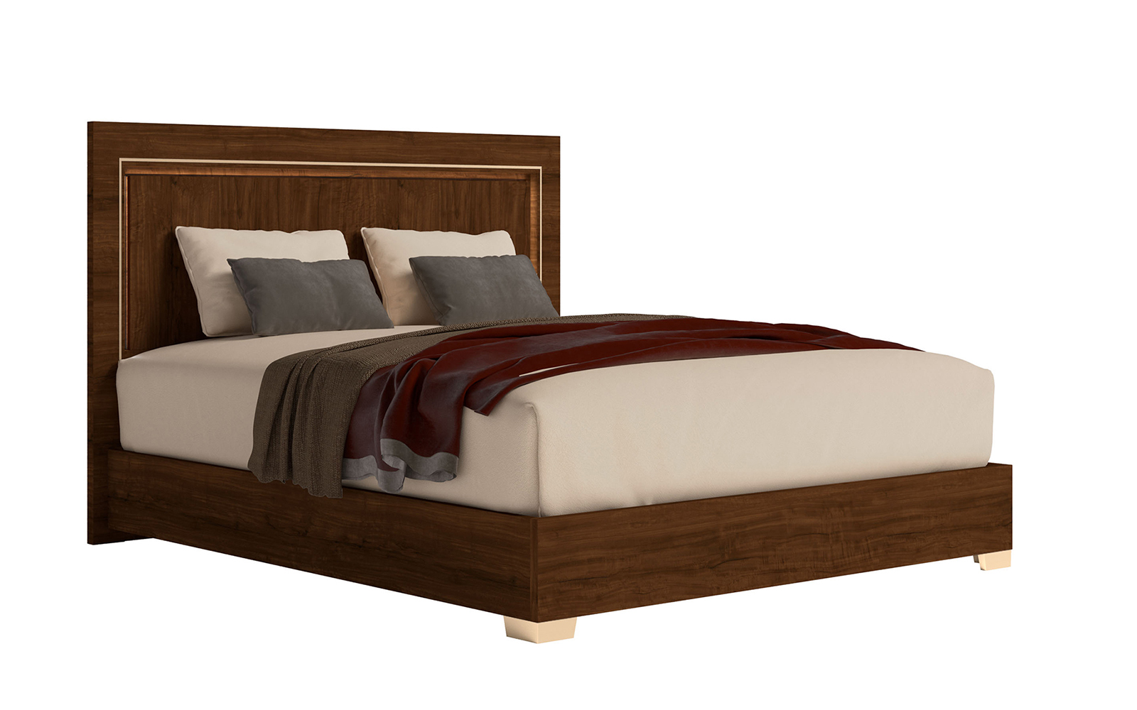 Untitled-1_0004_Eva N-Bed 180_Light_2 Pat Devon II, 160/180x200cm - imagine 1