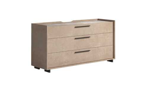 Comodă Sable cu 3 sertare,150×51×78 cm - imagine 6