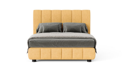 Pat tapițat Sophie cu saltea, 120/140/160/180 cm - imagine 2