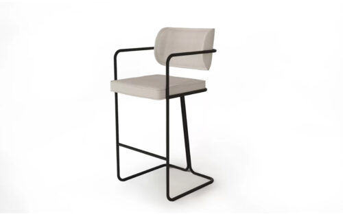Scaun de bar Giallo, 52×57×109 cm - imagine 4