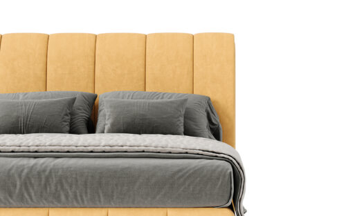 Pat tapițat Sophie cu saltea, 120/140/160/180 cm - imagine 4