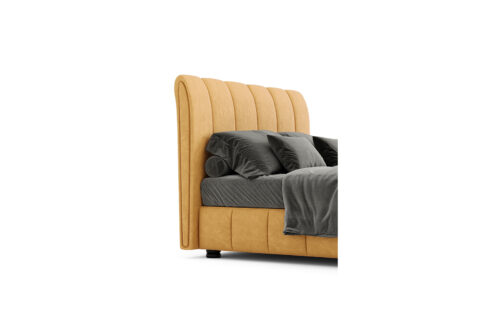 Pat tapițat Sophie cu saltea, 120/140/160/180 cm - imagine 5