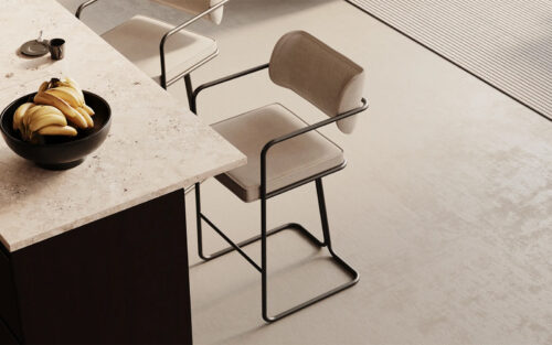 Scaun de bar Giallo, 52×57×109 cm - imagine 8