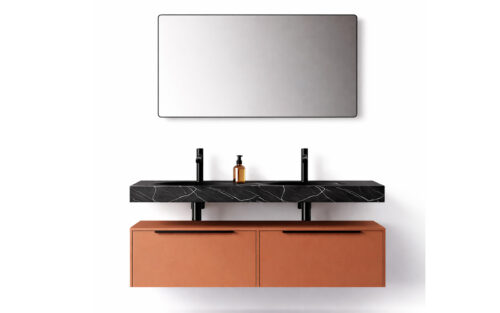 Set mobilier baie suspendat Avena 120 cm, Personalizabil