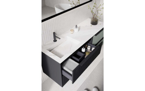 Set mobilier baie suspendat Avena ,100/120/140/160 cm - imagine 3