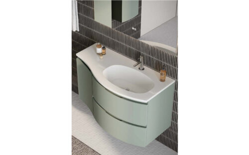Set mobilier baie suspendat Armonia,104/140/208 cm - imagine 2