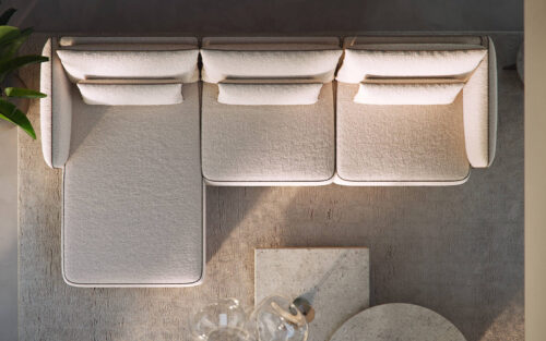 Colțar Yves, 348x177x83 cm - imagine 4